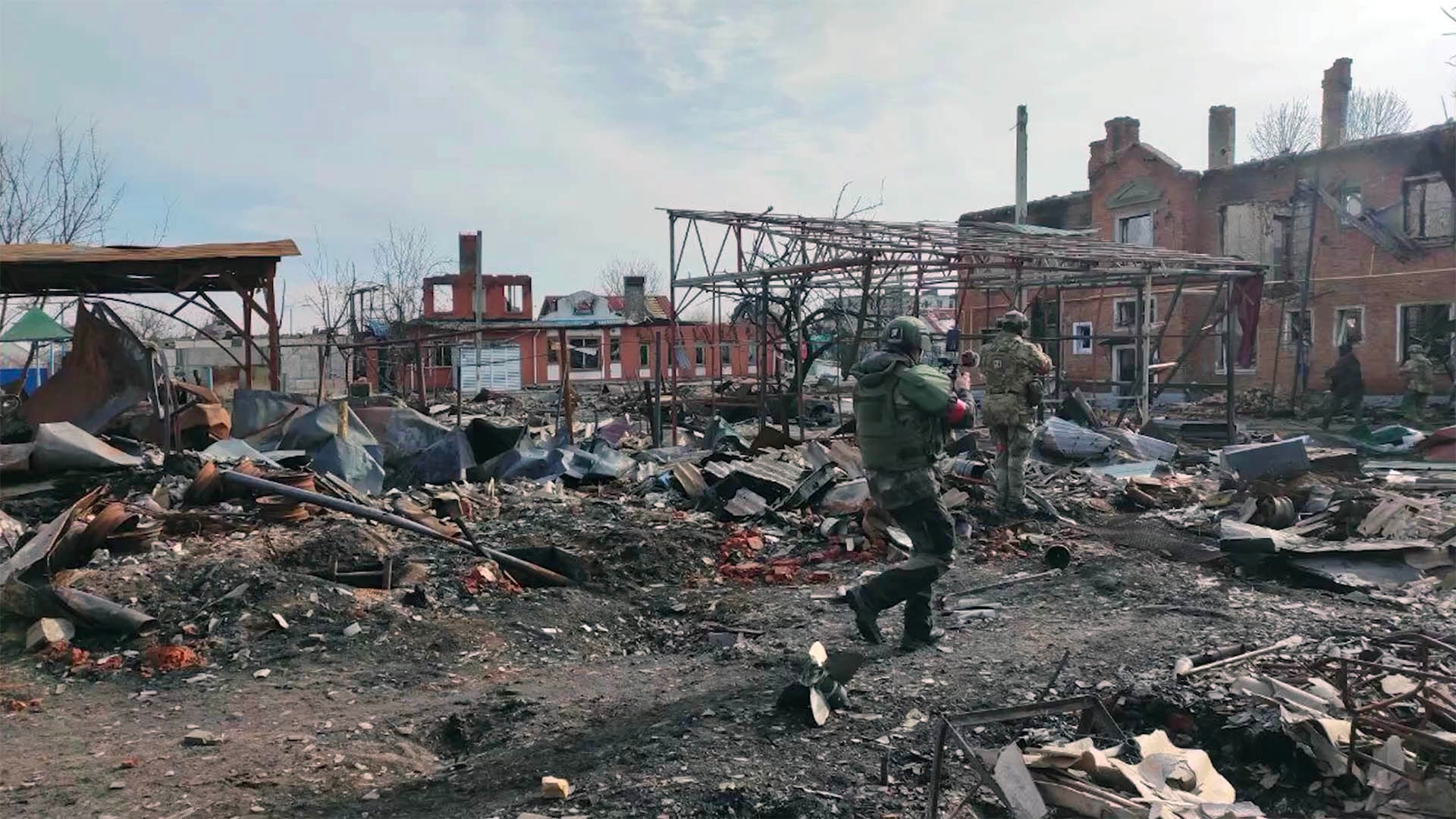 Скриншот видео Министерства обороны РФ